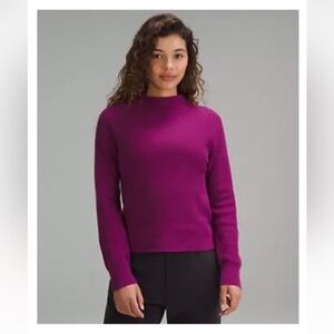 Lululemon Cotton-Blend Mock-Neck Sweater